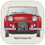 Triumph TR2 1953-55 (wire wheels) Coaster 1